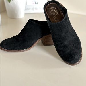 TOMS mule with chunky heel
